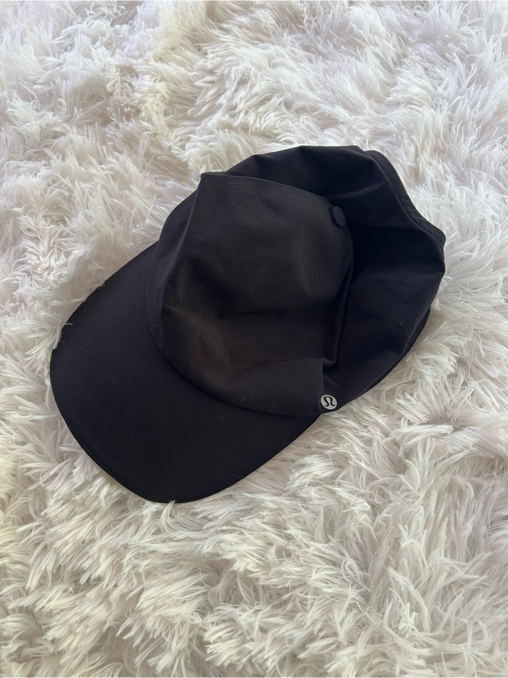 Lululemon Black Adjustable Running Hat Cap